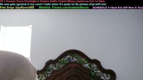 Snapshot of _isabelleraven chatting on February 11, 2026, 5:29 pm IsabelleRaven online show from February 11, 2026, 5:29 pm