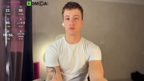 Snapshot of adampolerno chatting on May 3, 2026, 2:23 pm Hi Im Adam Glad to see u here 3 And its my first day online show from May 3, 2026, 2:23 pm