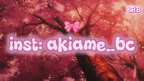 Snapshot of akiame_ chatting on May 18, 2026, 9:09 pm Liza online show from May 18, 2026, 9:09 pm