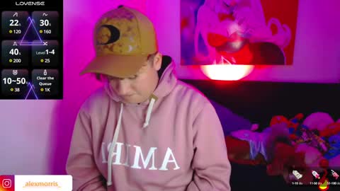 Snapshot of alexxxmorris chatting on January 10, 2025, 5:05 am ALEXXX MORRIS online show from January 10, 2025, 5:05 am