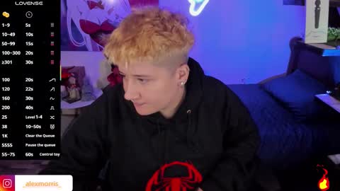 Snapshot of alexxxmorris chatting on October 10, 2025, 6:45 am ALEXXX MORRIS online show from October 10, 2025, 6:45 am