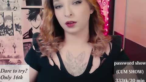 aliceriddle1 online show from March 2, 2026, 9:32 pm