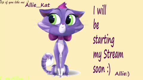 Snapshot of allie__kat chatting on June 28, 2026, 1:17 pm Allie online show from June 28, 2026, 1:17 pm