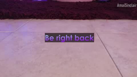 Amai  Sinclair  online show from September 19, 2025, 6:04 am