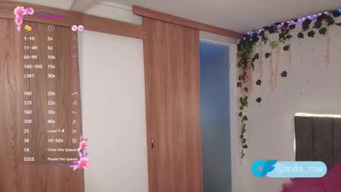 Andra de la Rosse online show from March 18, 2026, 5:21 am