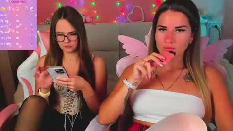 Snapshot of angel_and_demon0304 chatting on July 5, 2026, 3:02 am Ivanna and Jessica online show from July 5, 2026, 3:02 am