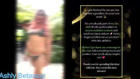 Ashly Betancur  online show from February 27, 2025, 2:21 am