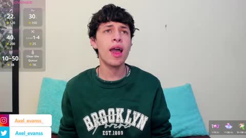 Axel Evanss online show from January 8, 2025, 12:58 pm