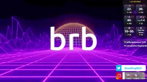 Axel King online show from October 12, 2025, 9:58 pm