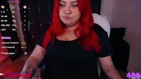 Snapshot of bad_scarlett1 chatting on March 5, 2025, 11:27 pm Scarlett online show from March 5, 2025, 11:27 pm