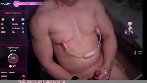 Snapshot of barenakedb0y chatting on March 9, 2025, 10:08 pm Barenaked boy online show from March 9, 2025, 10:08 pm