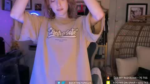 Beck the tongue online show from July 29, 2026, 9:57 pm
