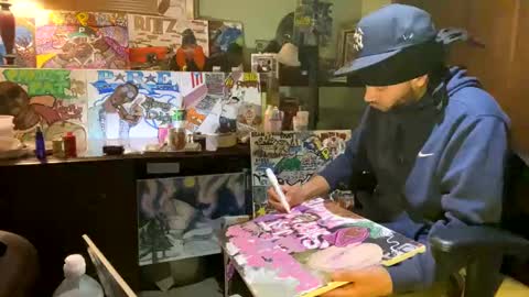 Snapshot of bigwalkdog12 chatting on January 5, 2025, 11:55 pm Floppyphallus online show from January 5, 2025, 11:55 pm