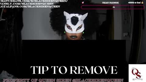 Queen Siren online show from October 26, 2025, 10:10 am