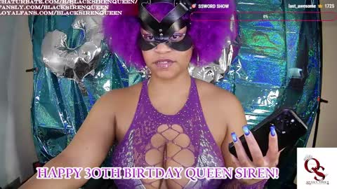 Queen Siren online show from March 26, 2026, 1:38 pm