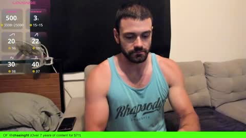 Snapshot of chasemason20 chatting on May 5, 2026, 1:24 am Onlyfans chasingfit Instagram the arguer Twitter chasingfitOF online show from May 5, 2026, 1:24 am