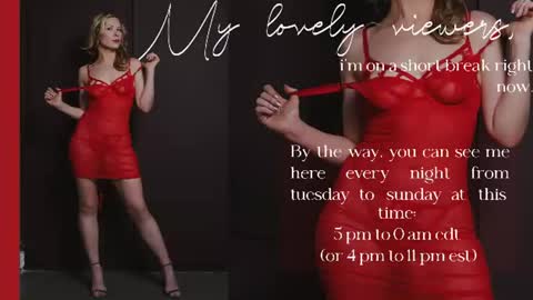 Julia online show from August 9, 2026, 8:58 pm