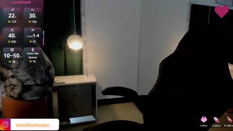 Snapshot of chloeharper_ chatting on September 13, 2025, 11:54 am Chloe Harper online show from September 13, 2025, 11:54 am