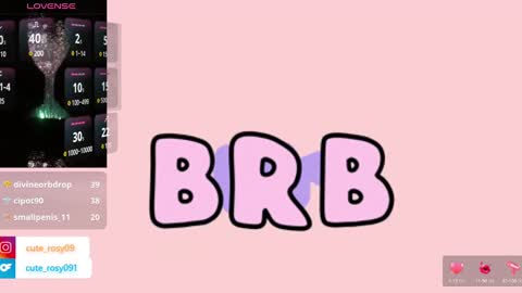 rosy online show from March 11, 2025, 8:09 pm