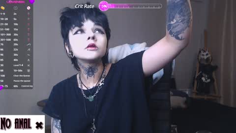Snapshot of dark__elf chatting on January 19, 2025, 9:34 pm Anessa online show from January 19, 2025, 9:34 pm