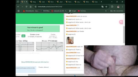 Snapshot of dave33652254 chatting on March 4, 2025, 5:45 pm dave33652254 online show from March 4, 2025, 5:45 pm