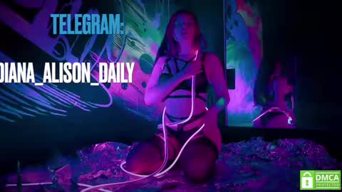 Snapshot of diana_alison chatting on February 13, 2025, 3:18 am Diana Dolly D or just D online show from February 13, 2025, 3:18 am