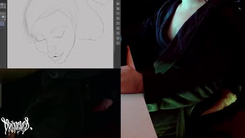 Snapshot of drenchedart chatting on February 11, 2025, 6:01 pm Drenched online show from February 11, 2025, 6:01 pm