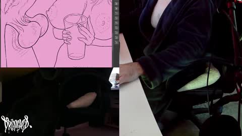 Snapshot of drenchedart chatting on February 26, 2025, 6:43 pm Drenched online show from February 26, 2025, 6:43 pm