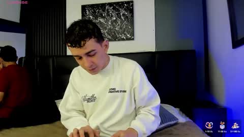 Snapshot of duolust chatting on October 2, 2025, 11:39 am Thomas and Noah online show from October 2, 2025, 11:39 am