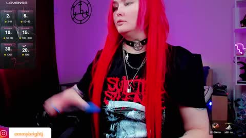 Snapshot of emmybrightj_ chatting on January 6, 2025, 1:42 am Emmy Bright     50  online show from January 6, 2025, 1:42 am