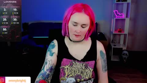 Snapshot of emmybrightj_ chatting on February 3, 2025, 4:46 am Emmy Bright     50  online show from February 3, 2025, 4:46 am
