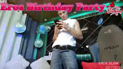 EROS ELIAM online show from November 26, 2025, 3:35 pm