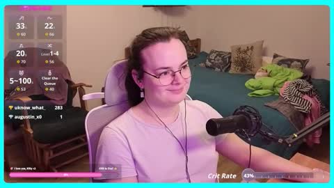 Snapshot of eva_katt chatting on February 7, 2026, 11:58 am Gamer Katt online show from February 7, 2026, 11:58 am