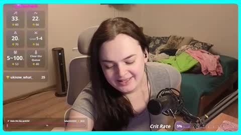 Snapshot of eva_katt chatting on February 14, 2026, 11:40 am Gamer Katt online show from February 14, 2026, 11:40 am