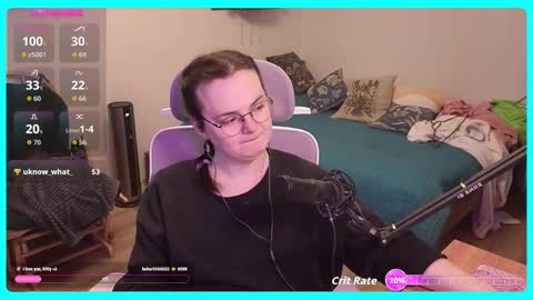 Snapshot of eva_katt chatting on March 7, 2026, 11:51 am Gamer Katt online show from March 7, 2026, 11:51 am