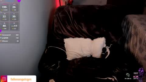 Snapshot of fallenangel_g chatting on June 18, 2026, 9:14 am Fallen Angel online show from June 18, 2026, 9:14 am