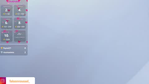 Snapshot of faloonroussel chatting on March 11, 2025, 9:59 pm Faloon online show from March 11, 2025, 9:59 pm