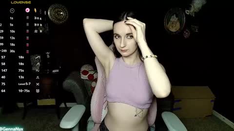 Snapshot of gennanyx chatting on January 18, 2026, 5:44 am Genna Nyx online show from January 18, 2026, 5:44 am