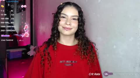 Snapshot of girlonhotflames chatting on February 21, 2025, 11:33 am LananaSofia and Boy online show from February 21, 2025, 11:33 am