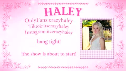 Snapshot of haleycrazy chatting on December 1, 2025, 2:11 pm Haley online show from December 1, 2025, 2:11 pm