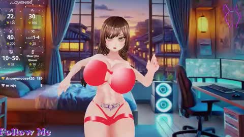 Hanae online show from October 23, 2025, 1:27 am