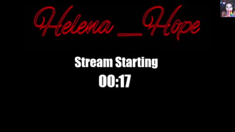 Helena Hope online show from June 17, 2026, 4:15 am
