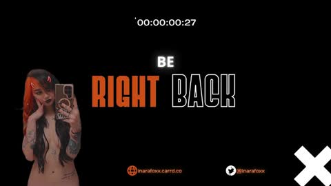 Snapshot of inarafoxxx chatting on December 18, 2024, 5:15 am Inarafoxx online show from December 18, 2024, 5:15 am