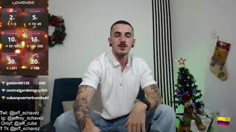 Jeff and Mugi  Independent model online show from January 1, 2025, 1:37 am