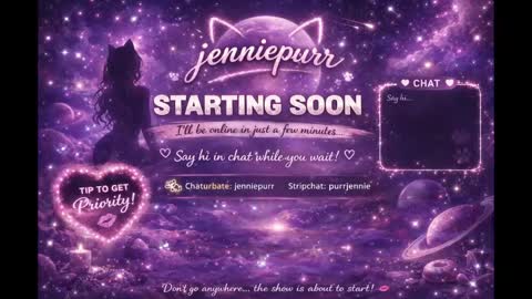 Snapshot of jenniepurr chatting on April 28, 2026, 5:23 am Jennie online show from April 28, 2026, 5:23 am