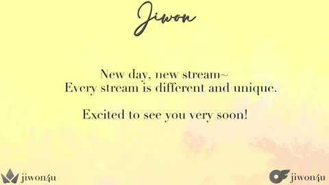 Jiwon online show from October 11, 2025, 10:52 pm