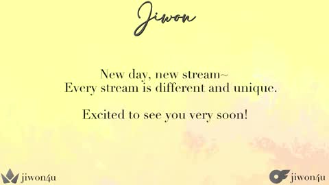 Jiwon online show from October 19, 2025, 9:04 pm