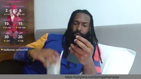 Snapshot of johngabbanaaaa chatting on February 23, 2025, 5:50 pm John Gabbana online show from February 23, 2025, 5:50 pm