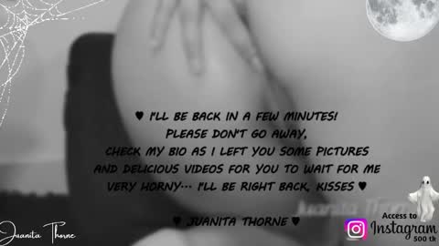  JUANITA THORNE 2 online show from October 31, 2025, 6:42 pm
