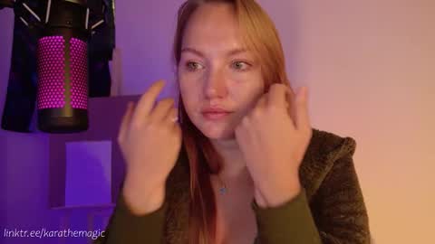 Snapshot of karathemagic chatting on October 3, 2025, 8:55 am I am here around 5am GMT karathemagic online show from October 3, 2025, 8:55 am